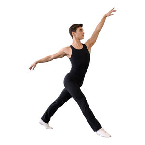 Bloch White Leather Jazz Shoes Lace Up Size 11.5 M